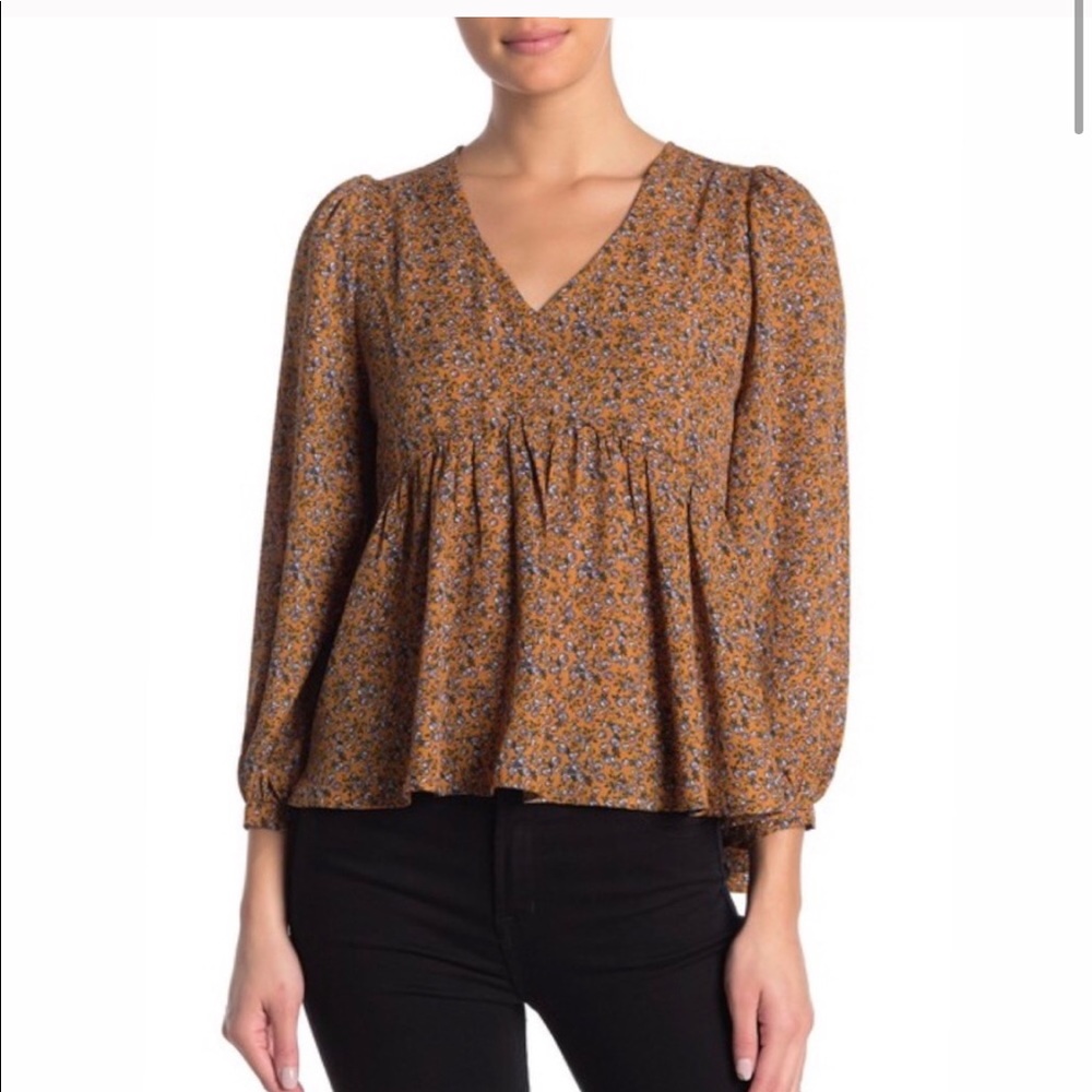 Good Luck Gem Babydoll Blouse